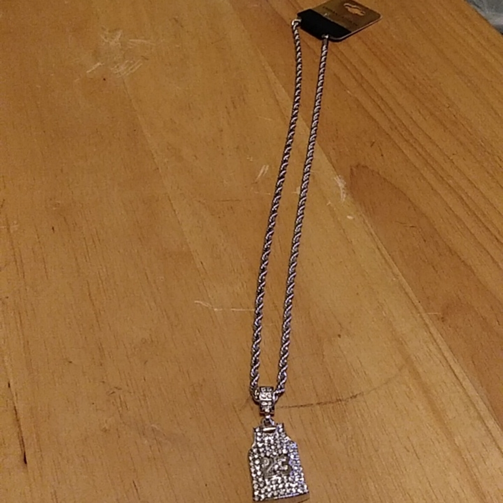 Men silver necklace - Picture 3 of 3